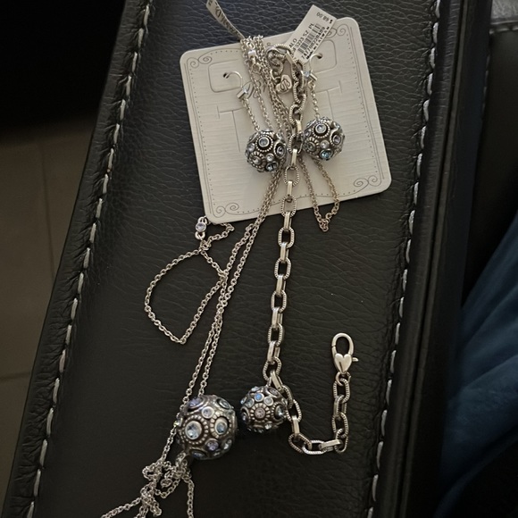 Brighton Halo sphere  bracelet necklace earrings set - Picture 2 of 8